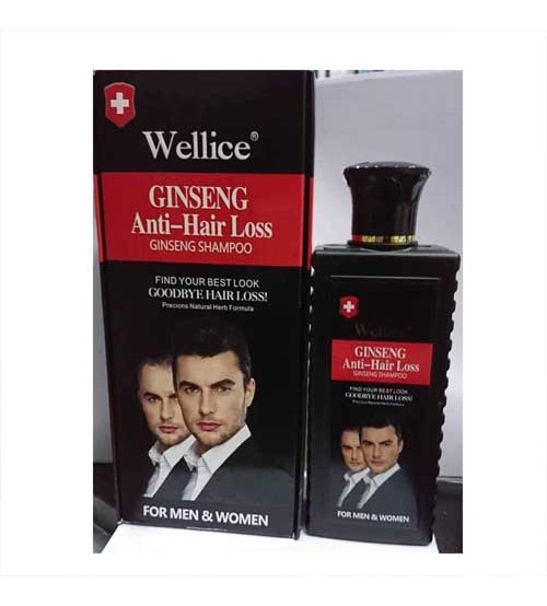 Wellice Ginsseng Hair Restore and Anti Hair Loss Shampoo For Men and Women 260g